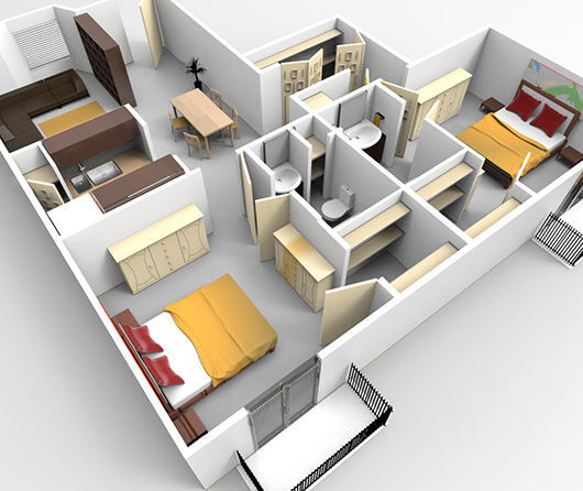 Floorplan - 7979 Westheimer Apartments