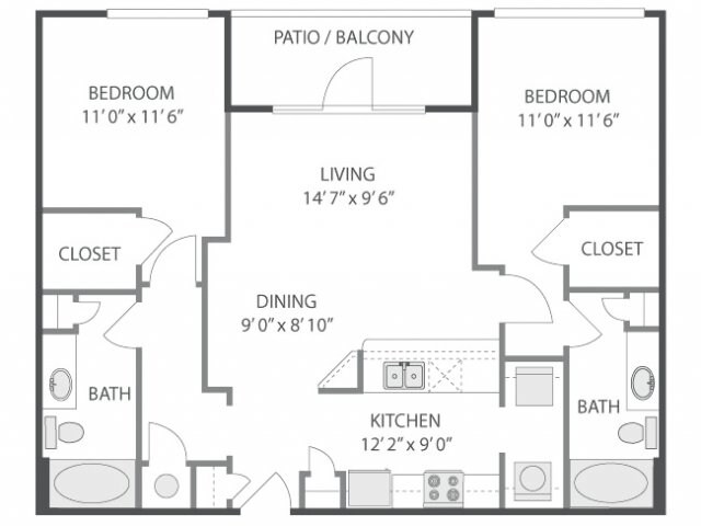 Floorplan - AMLI Quadrangle