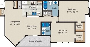 2BR/2BA - Gateway Village Apartments