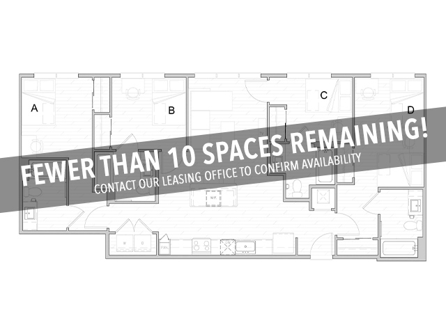 D3 - Fewer Than 10 Spaces Remaining! - Identity Davis Student Apartments