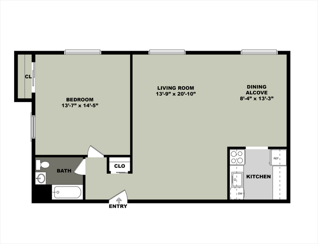 Floorplan - Thomas Wynne Apartments