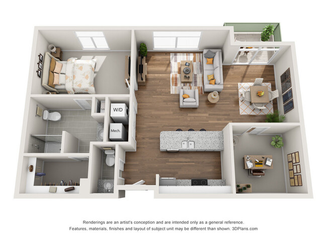 Floorplan - Environs Lofts at East 54