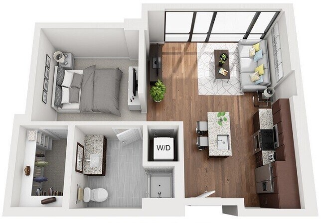 Floorplan - 1000 Speer by Windsor