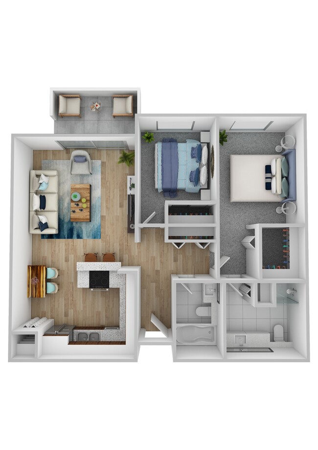 Floorplan - Newberry Square Apartments