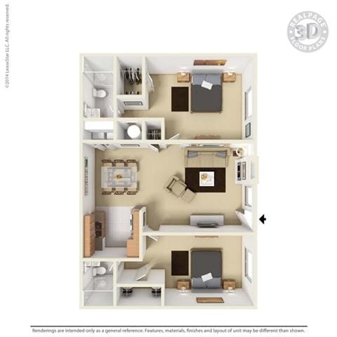 Floorplan - Aviare Place Apartments