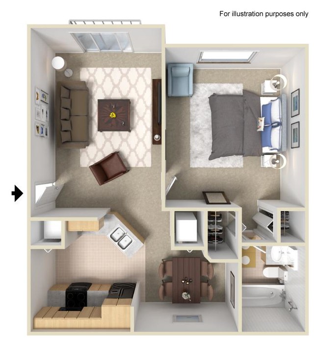 Floorplan - Sanctuary Cove Apartments