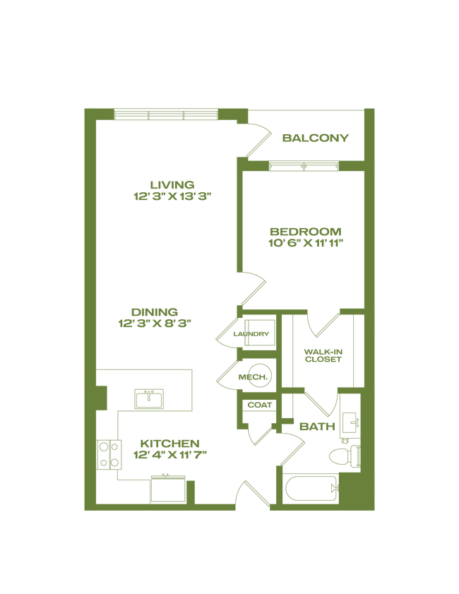 Floorplan - Artifact NoDa