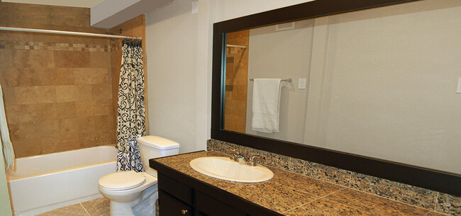 Large bathroom across the hall from 2nd bedroom - 6723 Eastridge Dr