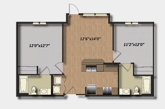 2BR/2BA - Campus Village at College Station