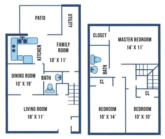 Floorplan - Townhomes at Montgomery
