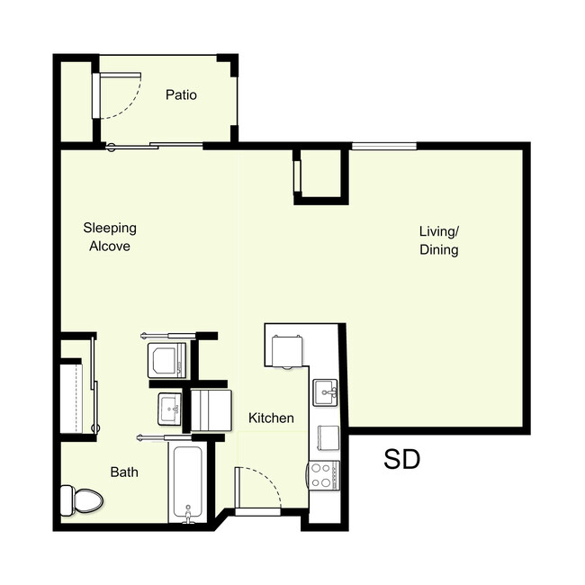 Floorplan - Westgate Village Independent Senior Living