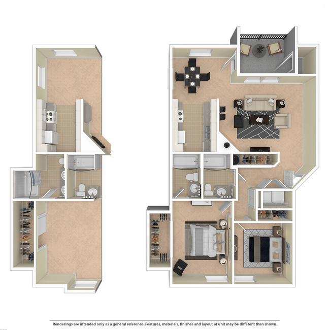 Floorplan - Gravens Grove Apartments