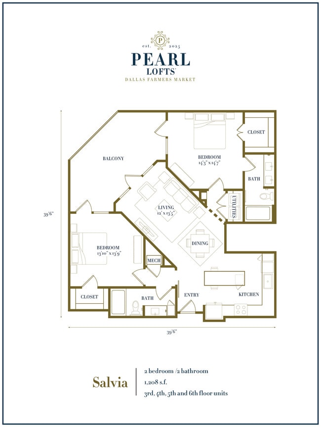 Floorplan - Pearl Lofts