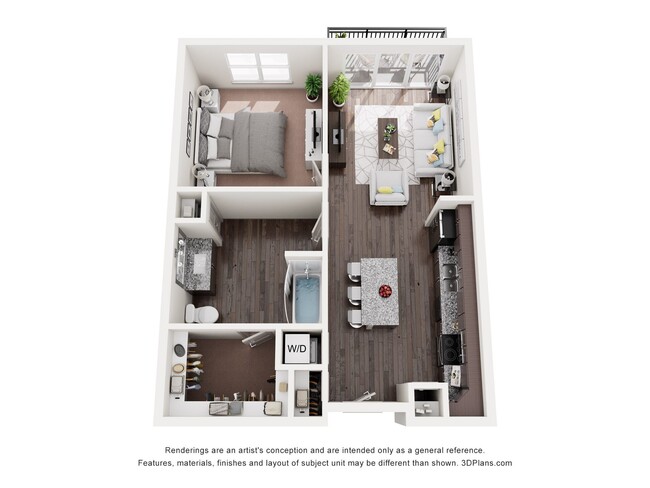 Floorplan - Rivera on Broadway Apartments