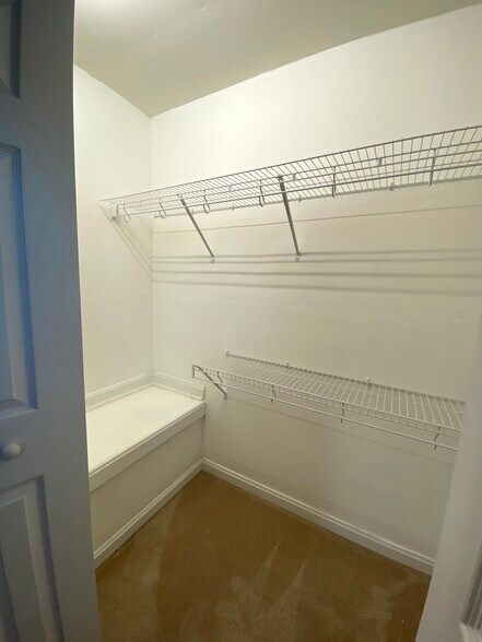 Closet in master bedroom with light - 5704 Fenwick Dr
