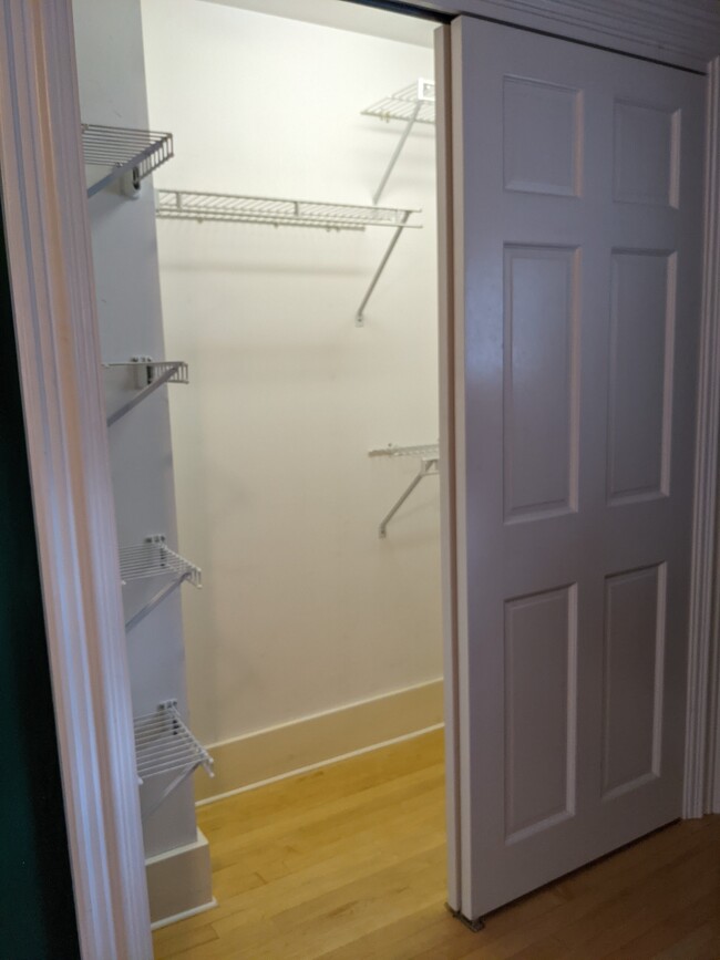 Spacious closet - 27 Howard St