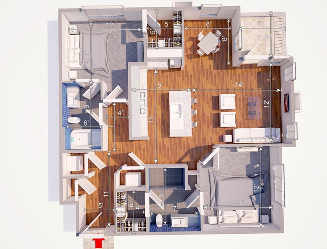 Floorplan - z-061926-Bluffview Apartments