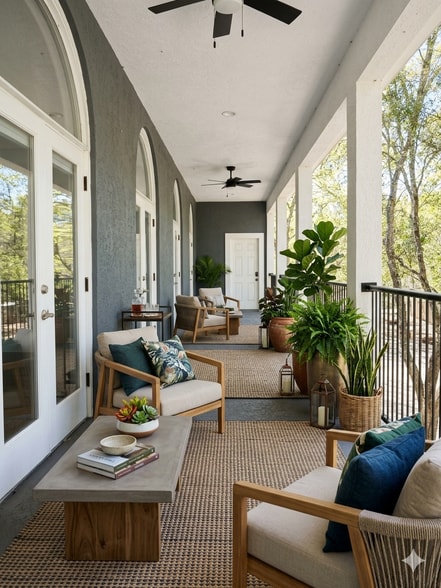 Private Patio Staged - 4965 SW 91st Ter