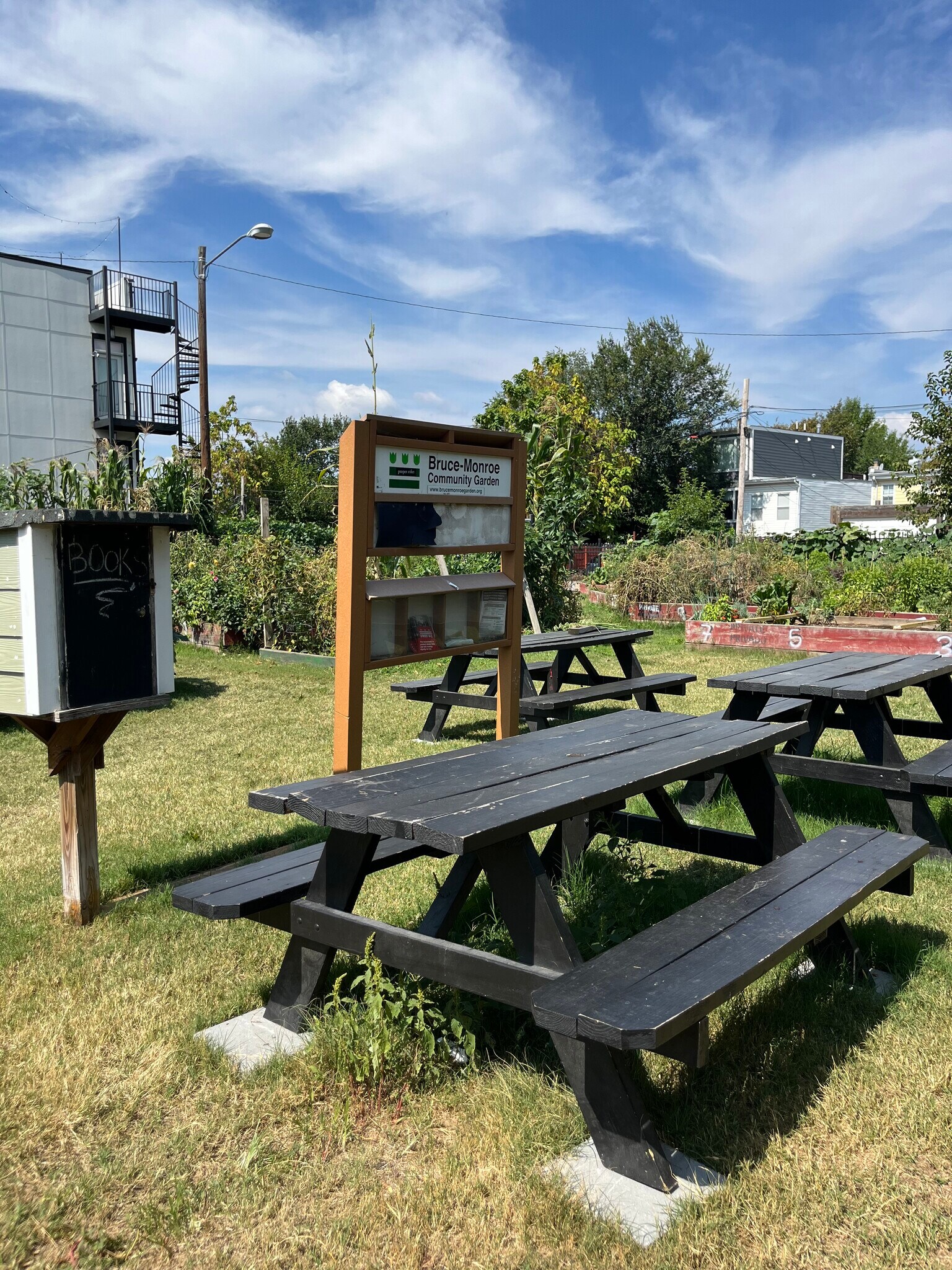 The park includes a community garden open to the public & holds events. - 2910 Georgia Ave NW