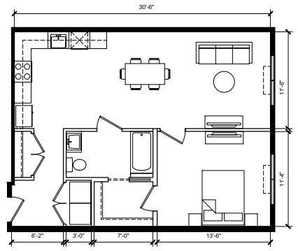 Floorplan - Wheeler Avenue Apartments