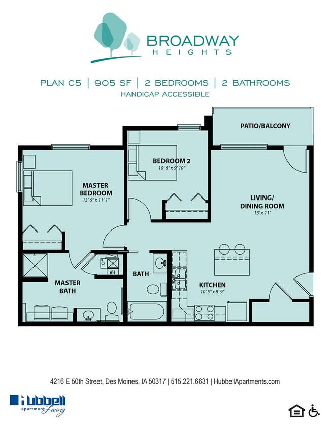 Plan C5 - Broadway Apartments at Capitol Heights