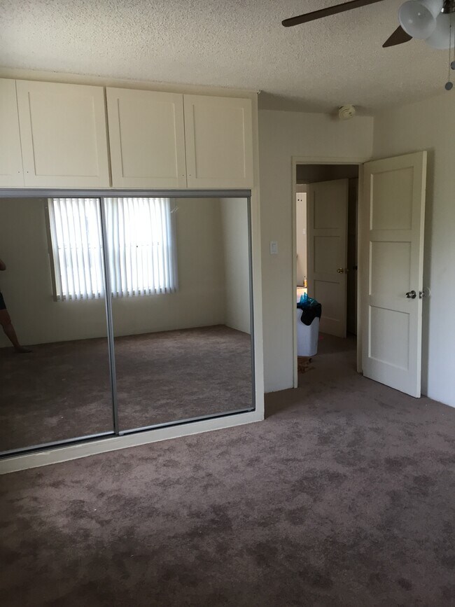 Bedroom with mirror closet doors - 1149 E Carson St