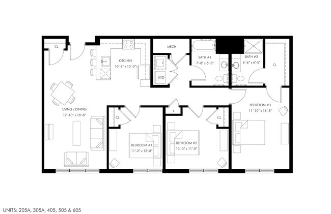 Floorplan - Wall Street Place