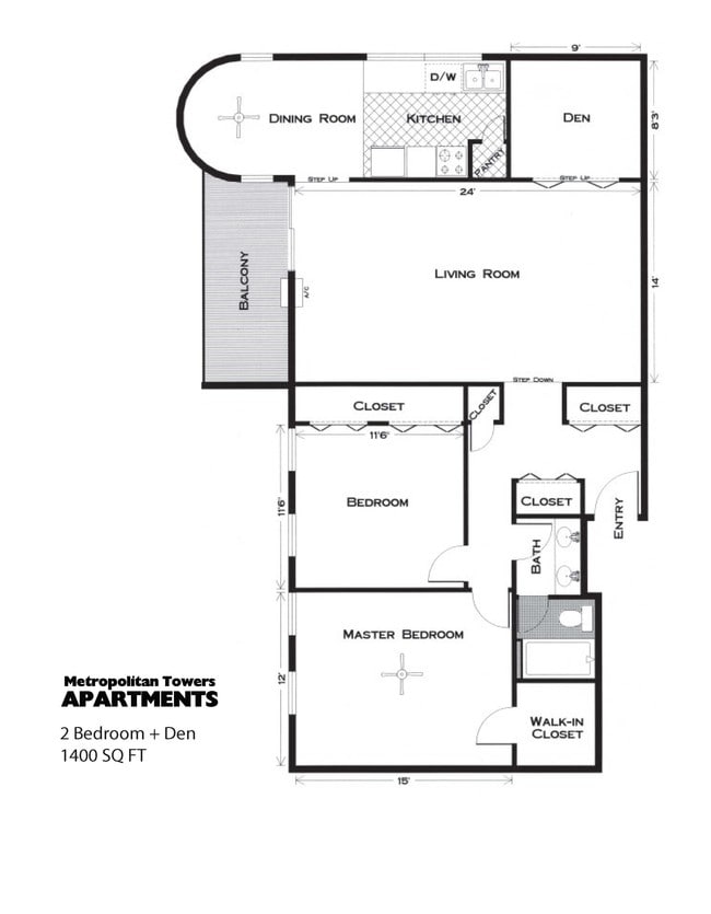 Floorplan - Metropolitan Towers