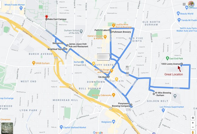 Close to Downtown Durham - 1003 Lowry Ave