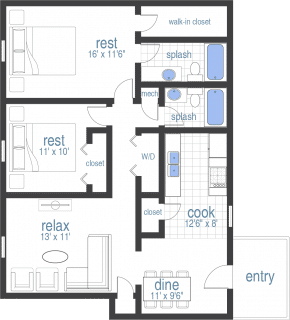 Floorplan - Centre at Peachtree Corners