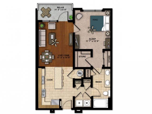 Floorplan - AMLI Ponce Park