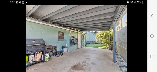 Carport next to garage - 501 Silver Beach Ave