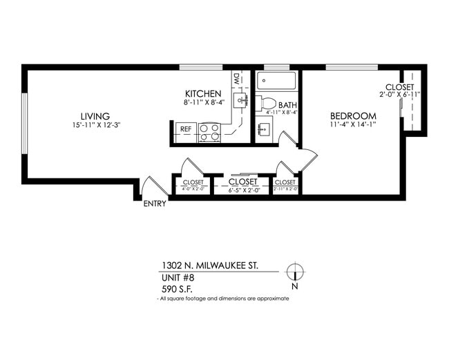 Floorplan - 1302 Milwaukee