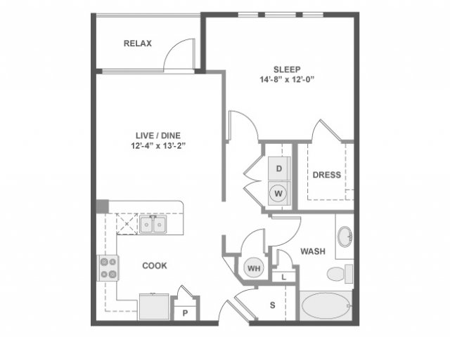 Floorplan - AMLI Frisco Crossing