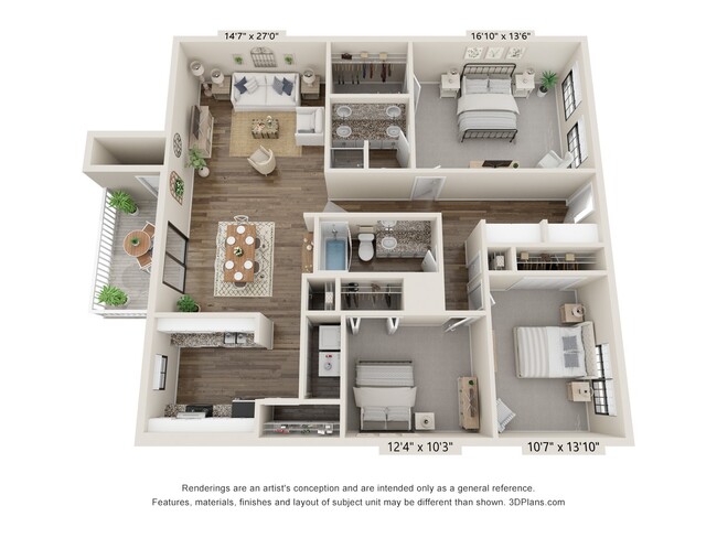 Floorplan - Forest Ridge at Terrell Mill