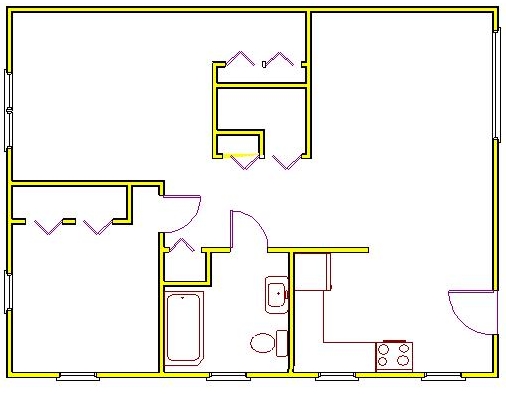 2BR/1BA - Stone Road Apartments