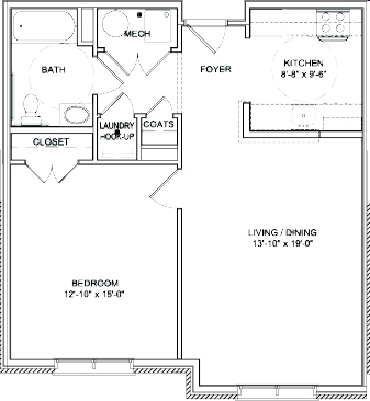 1BR/1BA - Montgomery Heights Apartments