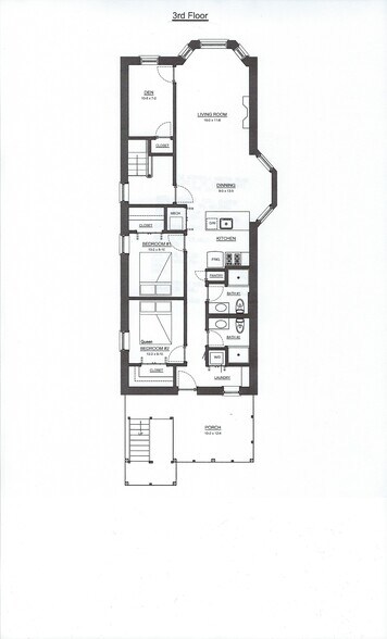 Floor Plan - 2129 W Potomac Ave