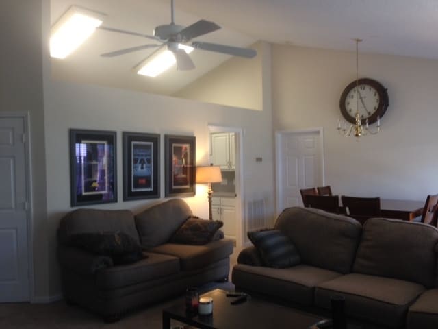 Great room towards kitchen - 3923 Cloverwood Meadow Ln