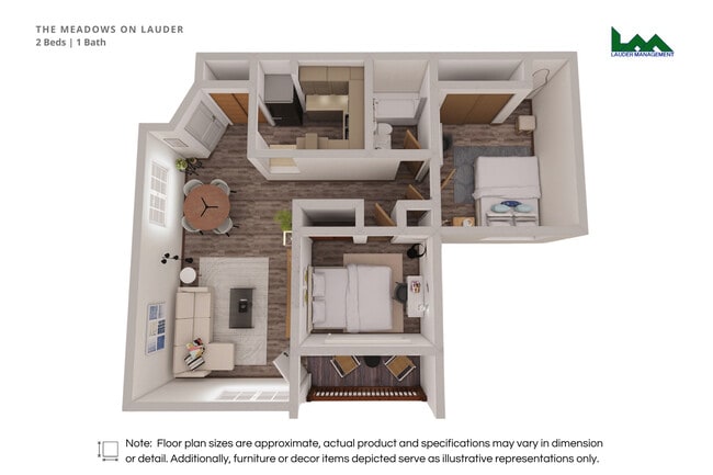 2 BED | 1 BATH - The Meadows On Lauder