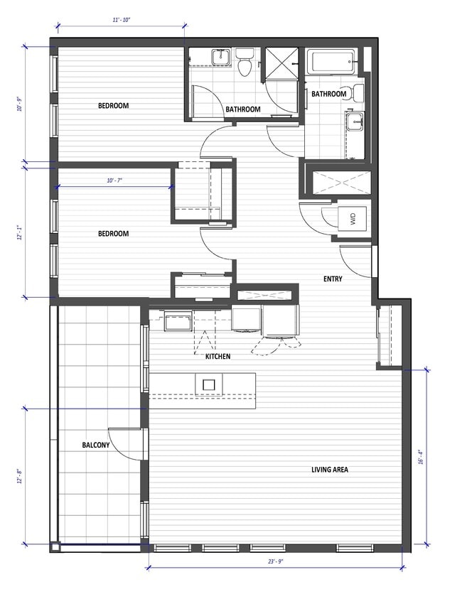 Floorplan - Hyas Point Apartments