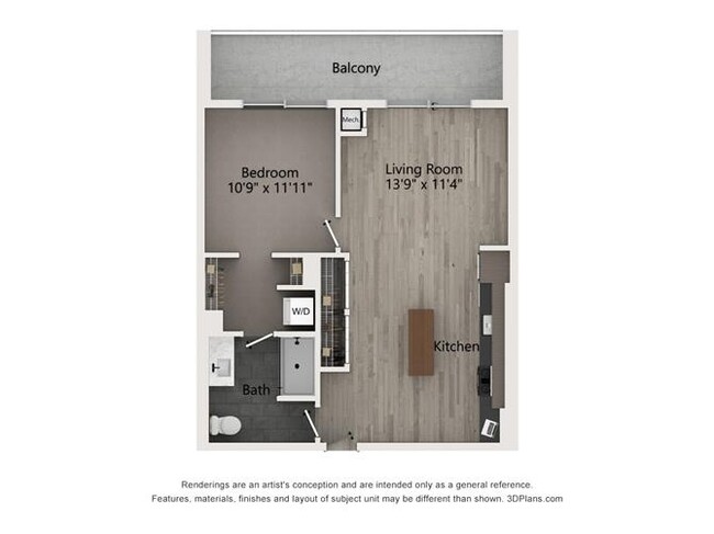 Floorplan - Evo Union Park Apartments