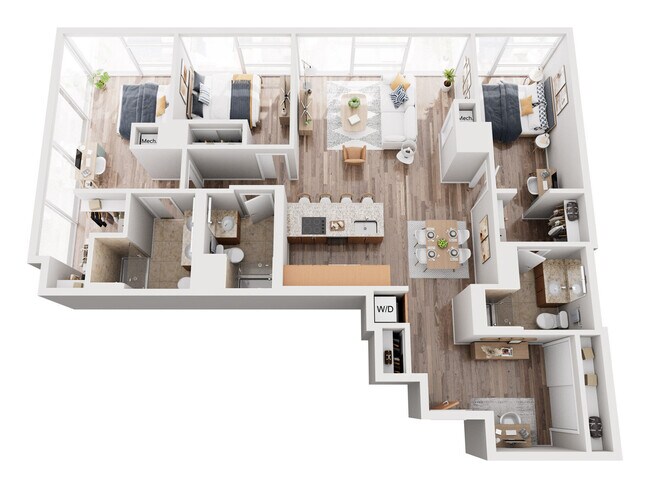 D1 floor plan Aston - Aston