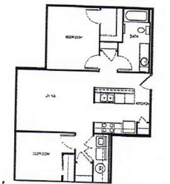 Floorplan - La Cantera Senior Apartments