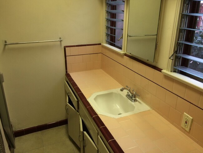 bathroom sink and counter top - 5646 Farmdale Ave