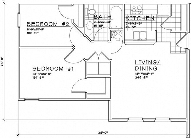 Floorplan - Glennview Apartments