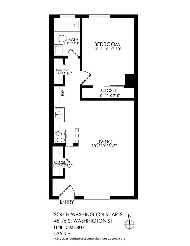 Floorplan - South Washington St Apts