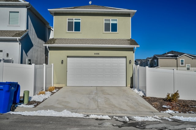 two garage spots for master suites. - 4406 W 2550 N