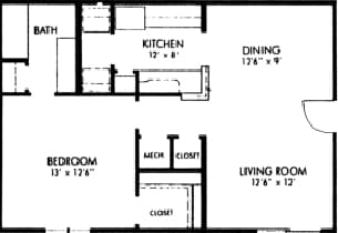 1BR/1BA - Eastdale Oaks