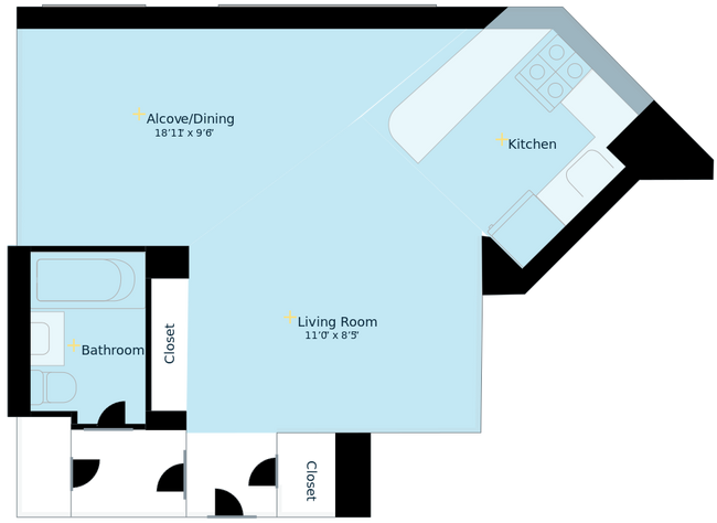 Floorplan - Kips Bay Court